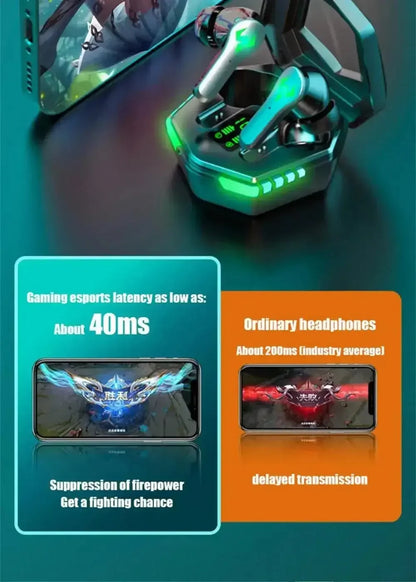 TWS Digital display Tws Audifonos Auriculares Bluetooth Wireless Headphones Earbuds Gaming In-Ear Earphones apply to smartphones
